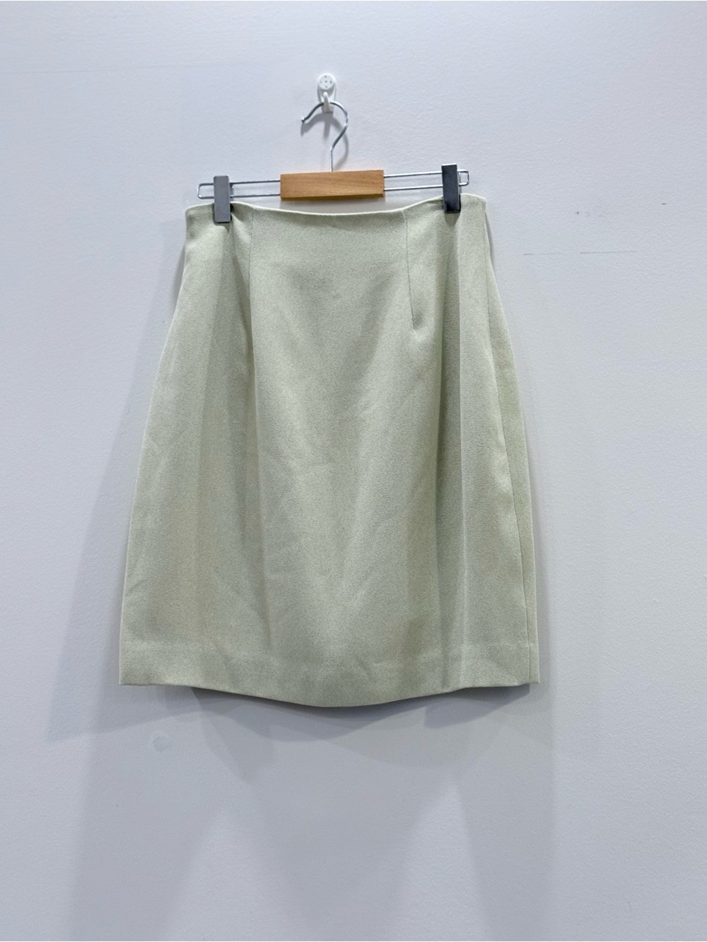 Vintage Women's Classic A-Line Skirt in Oatmeal white